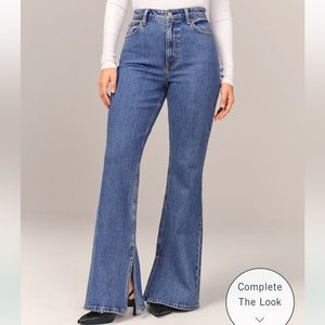 Abercrombie and Fitch The Vintage Flare High Rise Curve Love Jean Size 24 Long
